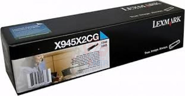 *Clear!* Lexmark Genuine X945X2Cg Cyan Print Toner Cartridge For X940E/X945E (22K) -