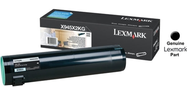 *Clear!* Lexmark Genuine X945X2Kg Black Print Toner Cartridge For X940E/X945E (36K) -