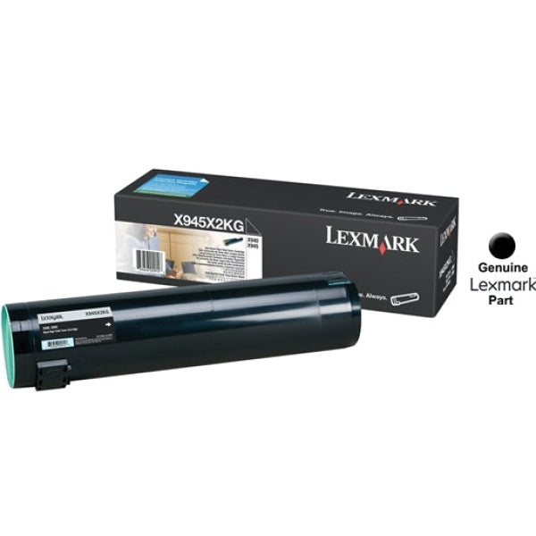 Genuine Lexmark X945X2KG Black Print Toner Cartridge for X940e X945e