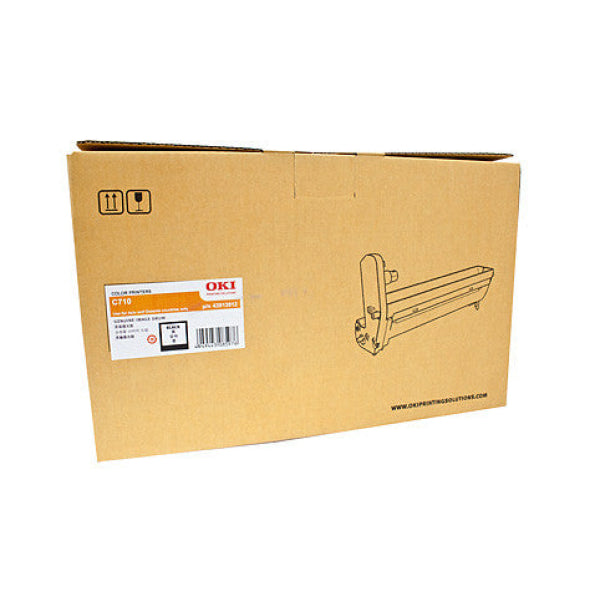 Genuine OKI 43913812 Black Imaging Drum Unit for C710