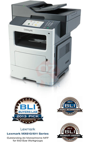 *Clearance!* Lexmark Mx611De A4 All-In-One Mono Laser Mfp Printer 47Ppm P/N:35S6736 (Rrp$1798) Multi