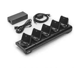 Zebra 5-Slot Printer Docking Cradle for ZQ300 Series with Power Supply and AU Power Cord [CRD-MPM-5SCHGAU1-01]