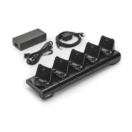 Zebra 5-Slot Printer Docking Cradle for ZQ300 Series with Power Supply and AU Power Cord [CRD-MPM-5SCHGAU1-01]
