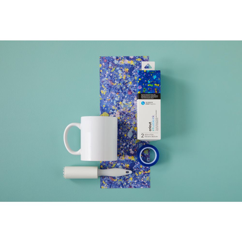 Cricut Infusible Ink Transfer Sheets Blue Paint Splash 2008891 front pack