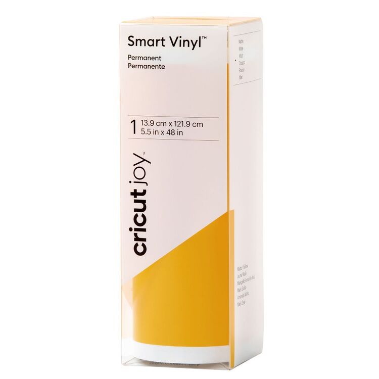 Genuine Cricut Joy Smart Vinyl Permanent Maize Yellow 2009837 retail pack