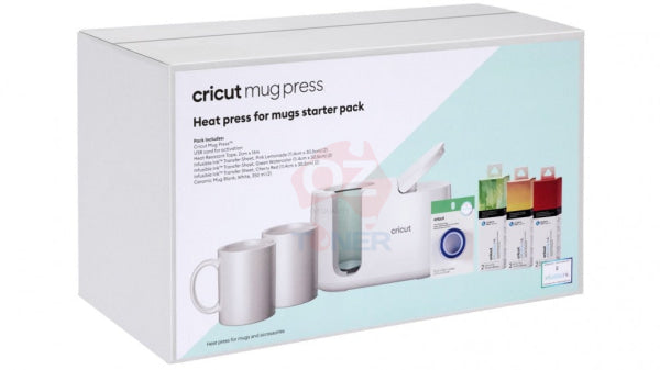 Cricut Mug Press Heat For Mugs Starter Pack - Compatible With Infusible Ink [P/N: 2008737-Bndl-22]