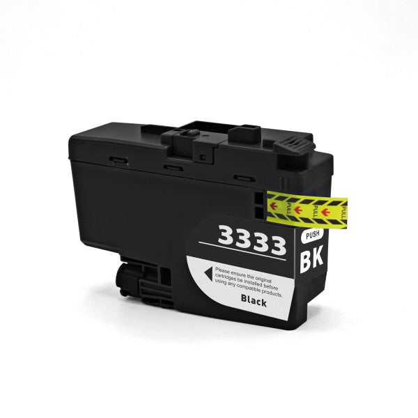 Ct A-Grade Premium Quality Brother Lc3333Bk High Yield Black Compatible Inkjet Cartridge - Ink