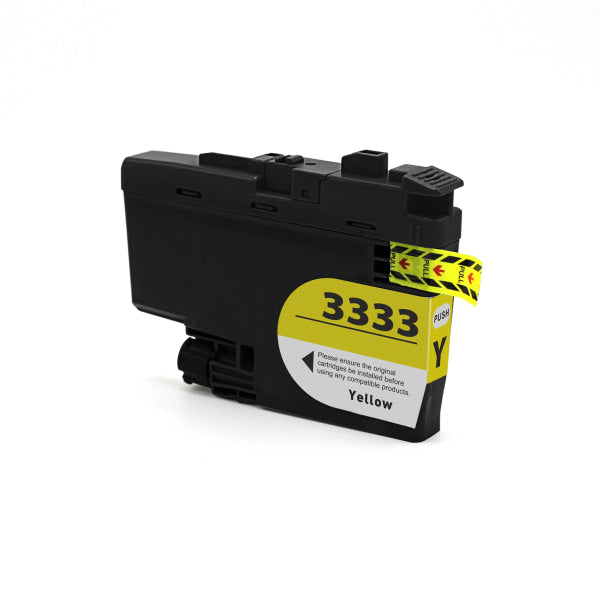 Ct A-Grade Premium Quality Brother Lc3333Y High Yield Yellow Compatible Inkjet Cartridge - Ink