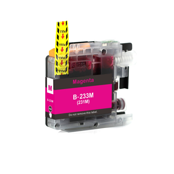 Ct A-Grade Premium Quality Compatible Brother Lc233M Magenta Ink Cartridge For Mfc-J4620Dw/J480Dw -