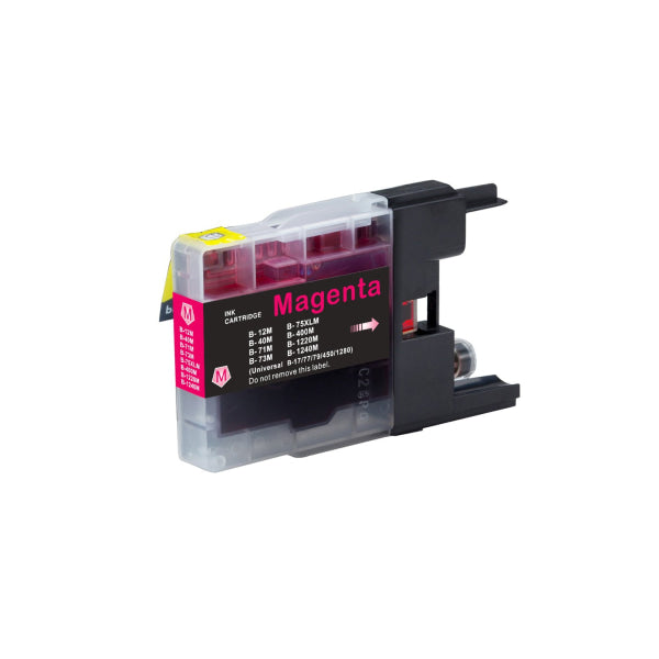 Ct A-Grade Premium Quality Compatible Brother Lc71/Lc73/Lc75/Lc40M Magenta Inkjet Cartridge - Ink