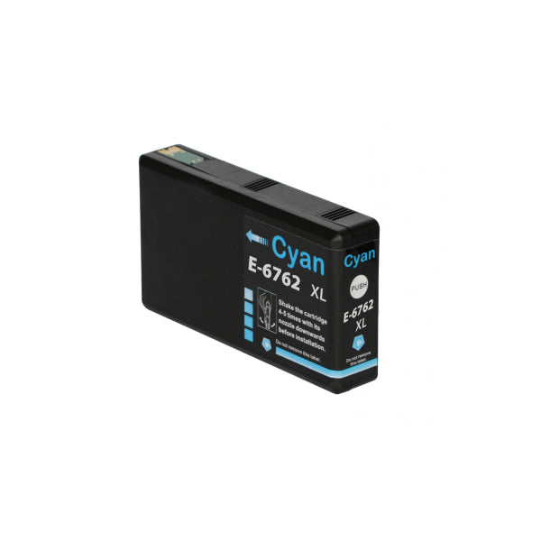 Epson T6762Xl High Yield Cyan Compatible Inkjet Cartridge - Ink