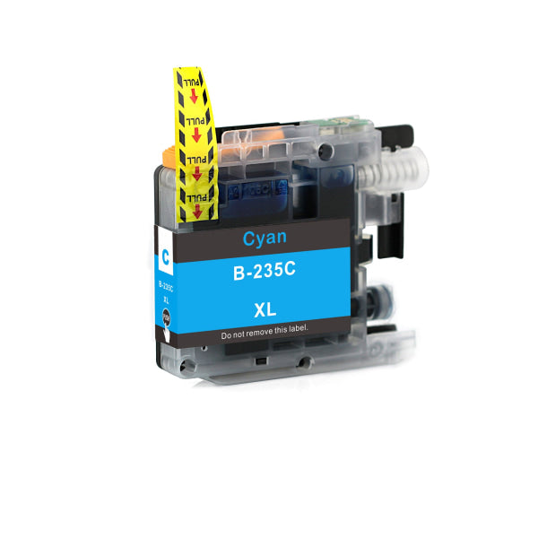 Ct A-Grade Premium Quality Generic Brother Lc235C Cyan Compatible Inkjet Cartridge (1.2K) - Ink