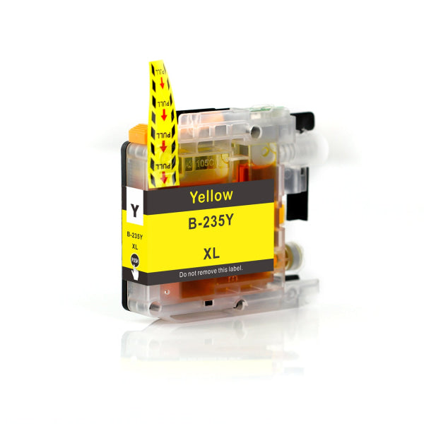 Ct A-Grade Premium Quality Generic Brother Lc235Y Yellow Compatible Inkjet Cartridge (1.2K) - Ink