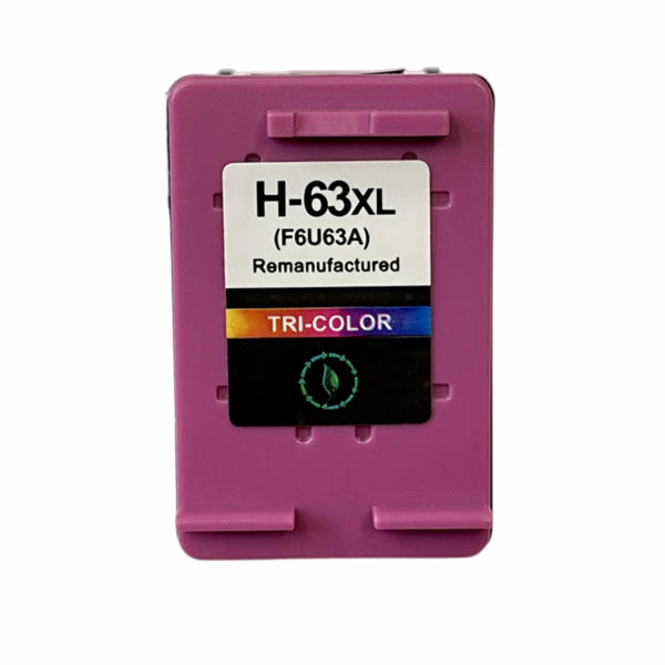 Hp 63Xlcl High Yield Colour Remanufactured Inkjet Cartridge - Ink