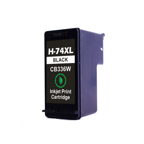 Hp 74Bk Xl High Yield Black Remanufactured Inkjet Cartridge - Ink