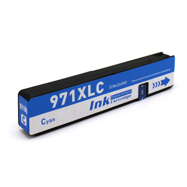 Hp 971Xlc High Yield Cyan Remanufacturer Inkjet Cartridge - Ink