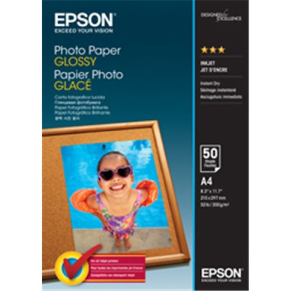 EPSON C13S042539 PHOTO PAPER GLOSSY A4 50 SHEET DAMAGED PACAKGING C13S042539-RET