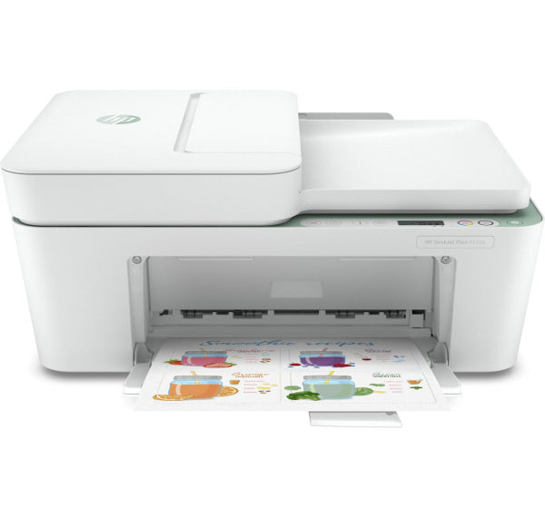 *Damaged Box* Hp Deskjet 4122E All-In-One Print/Copy/Scan Printer - Light Sage [26Q96A] Inkjet