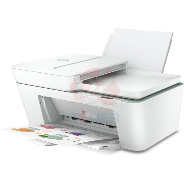 *Damaged Box* Hp Deskjet 4122E All-In-One Print/Copy/Scan Printer - Light Sage [26Q96A] Inkjet