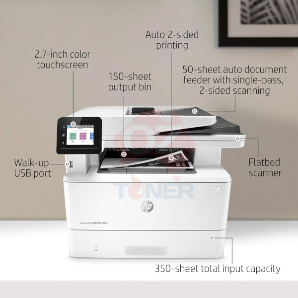 *Damaged Box* Hp Mono Laserjet Pro Mfp M428Fdn A4 Laser Multifunction Printer [W1A29A] Multi