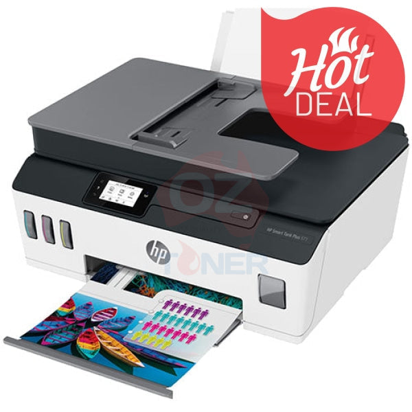 *Damaged Box* Hp Smart Tank Plus 571 All-In-1 Ink Printer+Adf #32Xl/31 Set St571 [6Hf12A] Inkjet