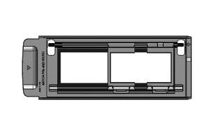 Plustek 6×12 Film Holder for OpticFilm 120 / 120 Pro – Holds One 120 Roll Frame