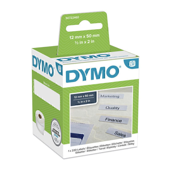 Dymo LW File Label 12mm x 50mm SD99017