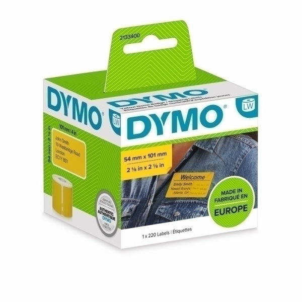 Dymo LW Ship Lbl 54x101mm Ylw 2133400