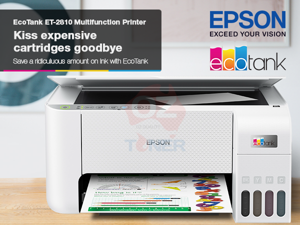 Epson Ecotank Et-2810/Et-2811 A4 Ink Tank 3-In-1 Multifunction Printer [C11Cj67401] Inkjet Colour