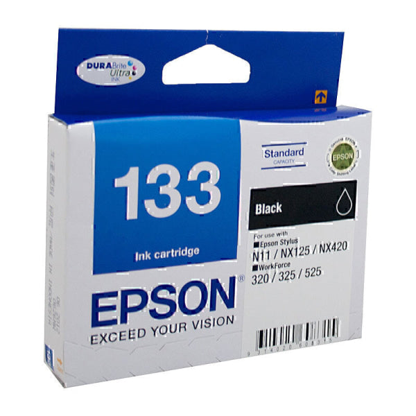 Epson 133 Black Ink Cart C13T133192
