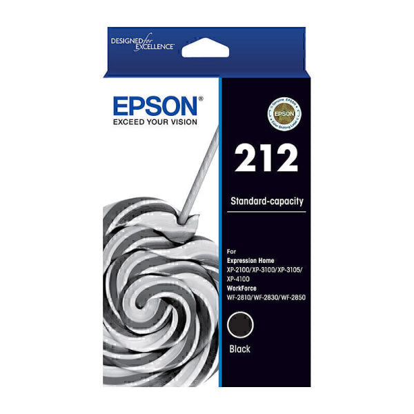 Epson 212 Black Ink Cart C13T02R192