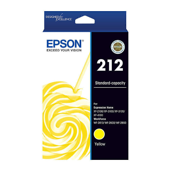 Epson 212 Yellow Ink Cart C13T02R492