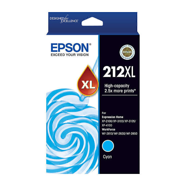 Epson 212XL Cyan Ink Cart C13T02X292