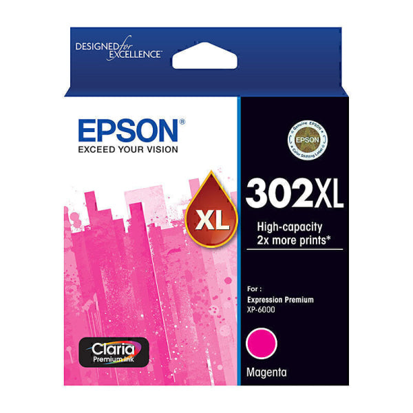 Epson 302XL Magenta Ink Cart C13T01Y392