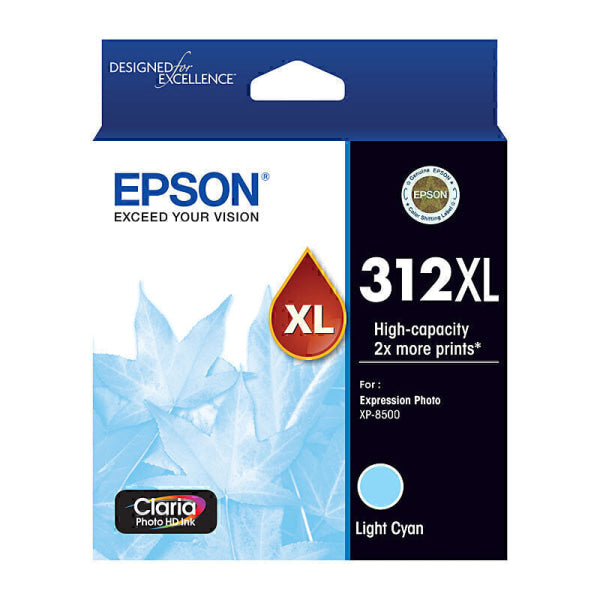 Epson 312XL Lt Cyan Ink Cart C13T183592