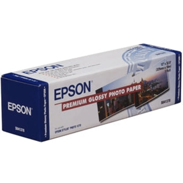 Epson S041378 A3+/13 Photo Paper Roll Media Premium Glossy (250) P/N:c13S041378