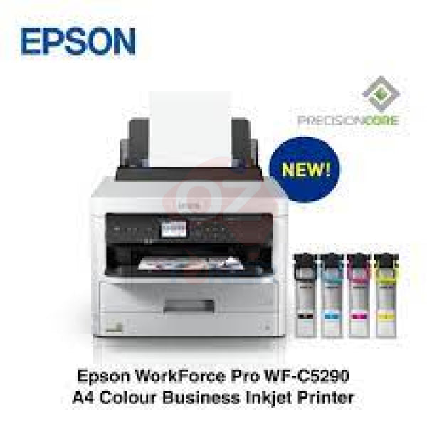 Epson Workforce Pro Wf-C5290 A4 Color Inkjet Wi-Fi Single Function Printer P/n:c11Cg05501 Wfc5290