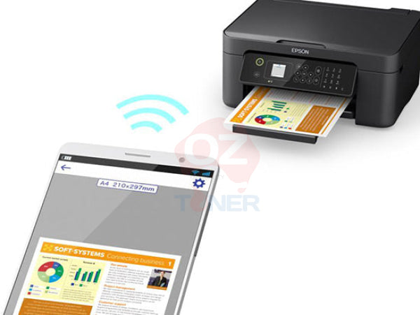 Epson Workforce Wf-2810 A4 4X Color Wi-Fi Inkjet Mfp Printer *Damaged Carton* Wf2810 C11Ch90501-Ret