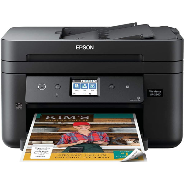 Epson Workforce Wf-2860 A4 4-In-1 Multifunction Printer+Wi-Fi+Fax #202 Ink Set P/n:c11Cg28501 Wf2860
