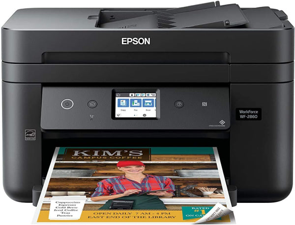 Epson Workforce Wf-2860 A4 4-In-1 Multifunction Printer+Wi-Fi+Fax