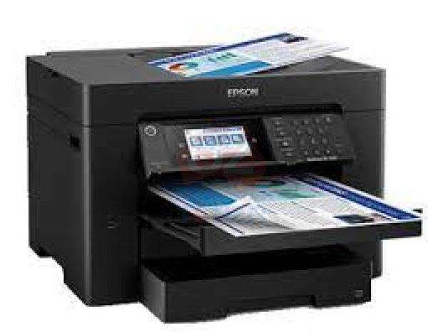Epson Workforce Wf-7845 A3 Multifunction Wi-Fi Printer+Fax+Dual Tray [P/N:c11Ch67502] Wf7845 Inkjet