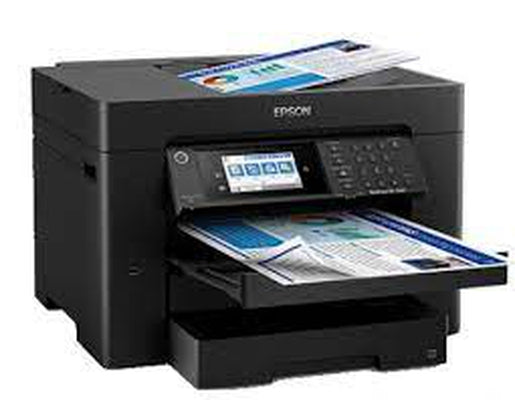 Epson Workforce Wf-7845 A3 Multifunction Wi-Fi Printer+Fax+Dual Tray [P/N:c11Ch67502] Wf7845 Inkjet