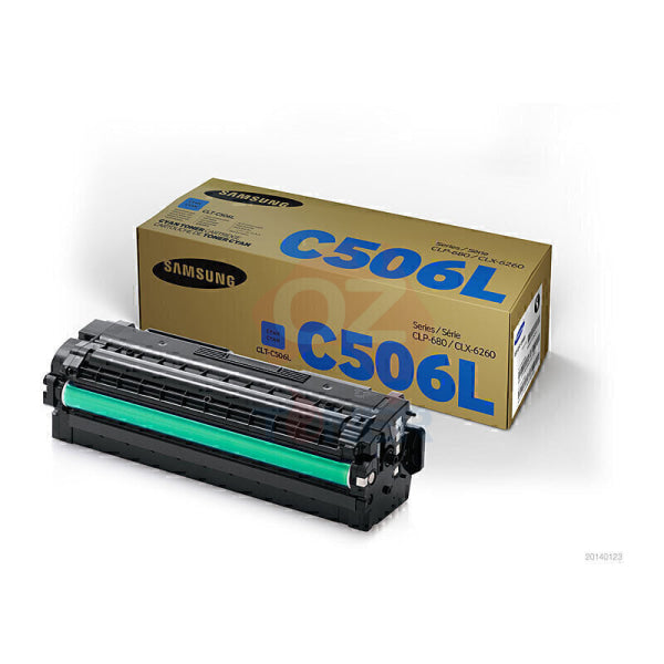 Samsung CLTC506L Cyan Toner SU040A
