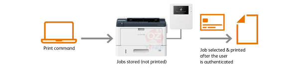 Fuji Xerox Docuprint 3505D A3 Mono Laser Wi-Fi Printer+Duplex+Airprint 38Ppm [Dp3505D-1Y] Printer