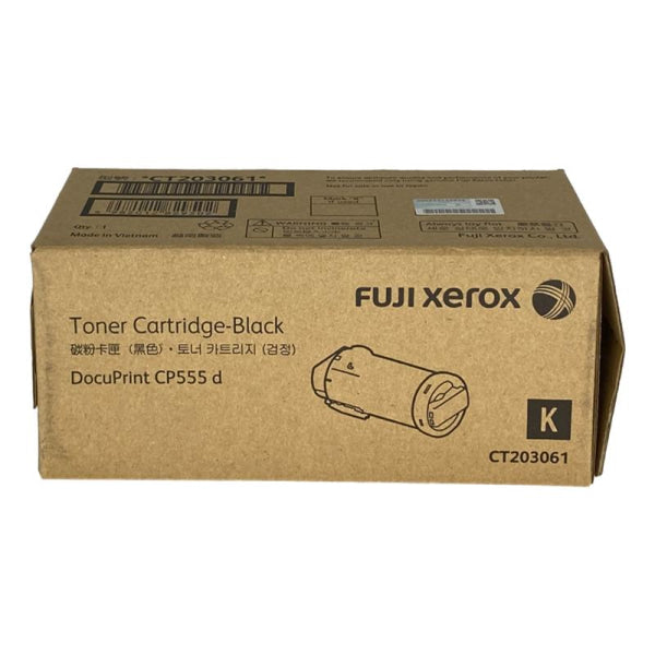 Fuji Xerox Genuine Ct203061 Black Toner Cartridge For Docuprint Cp555D (16K) Ct203065 -