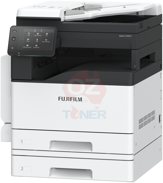 Fujifilm Apeos C2450S A3 Color Laser Mfp + Tray + Cabinet Bundle + 3-Yr Warranty [Ac2450S-B]