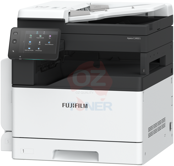 Fujifilm Apeos C2450S A3 Color Laser Mfp + Tray + Cabinet Bundle + 3-Yr Warranty [Ac2450S-B]