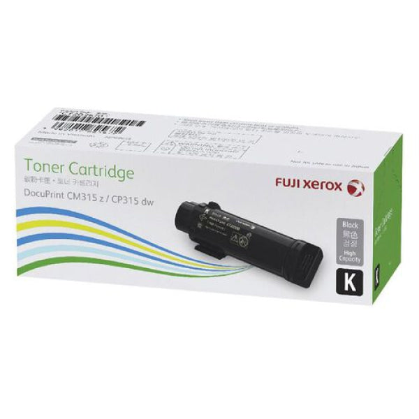 Fuji Film Genuine High-Capacity Black Mps Toner Cartridge (K) 6K Cp315Dw/cm315Z [Ct202651] -