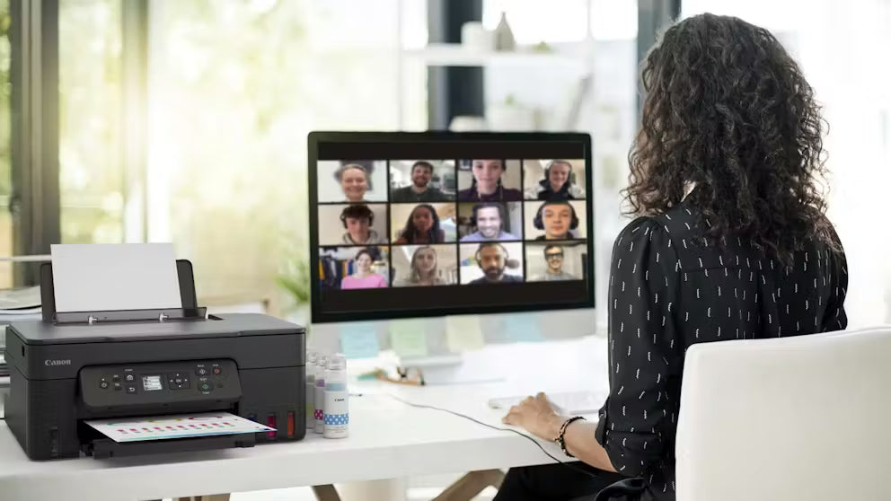 Canon PIXMA G3680 3-in-1 A4 MegaTank Colour Ink Tank Multi-Function Printer+GI61 Ink Bottle