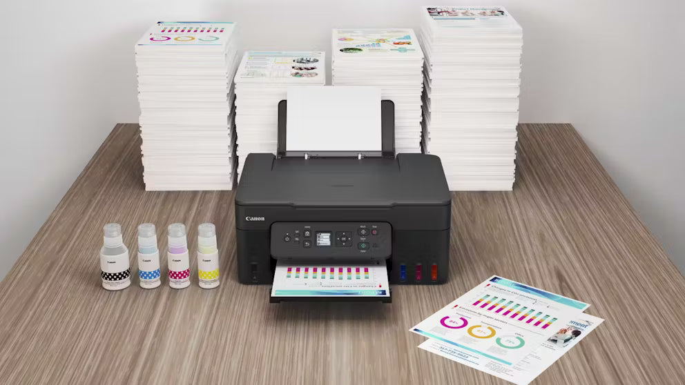 Canon PIXMA G3680 3-in-1 A4 MegaTank Colour Ink Tank Multi-Function Printer+GI61 Ink Bottle